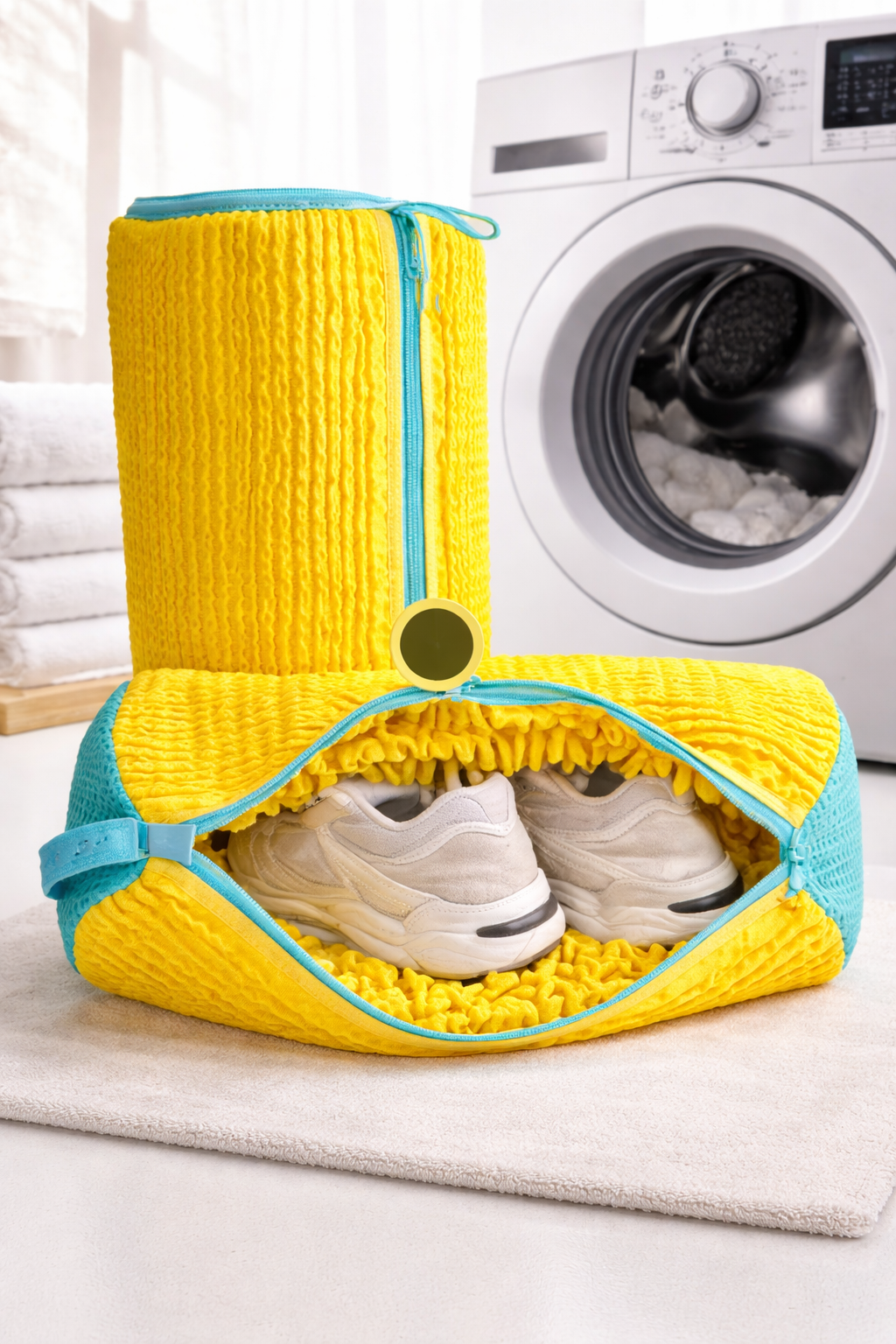 Reusable Shoe Washing Bag – Safe Machine Cleaning